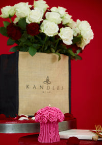 Rose Bouquet Candle.