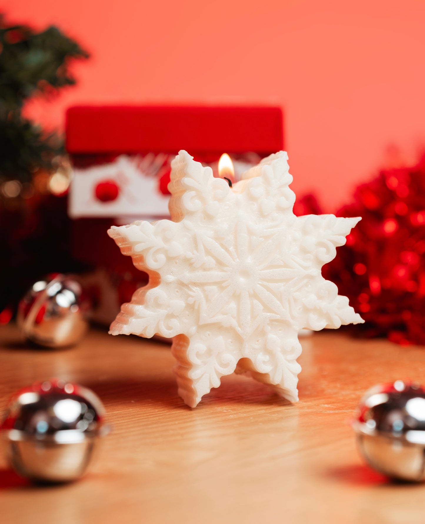 Snowflake Candle