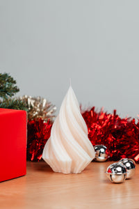 Abstract Christmas Candle