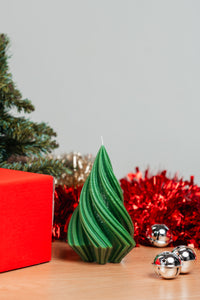 Abstract Christmas Candle